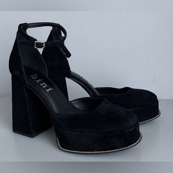 Gianni Bini, the Otten Suede Ankle Strap Platform - Picture 4 of 4